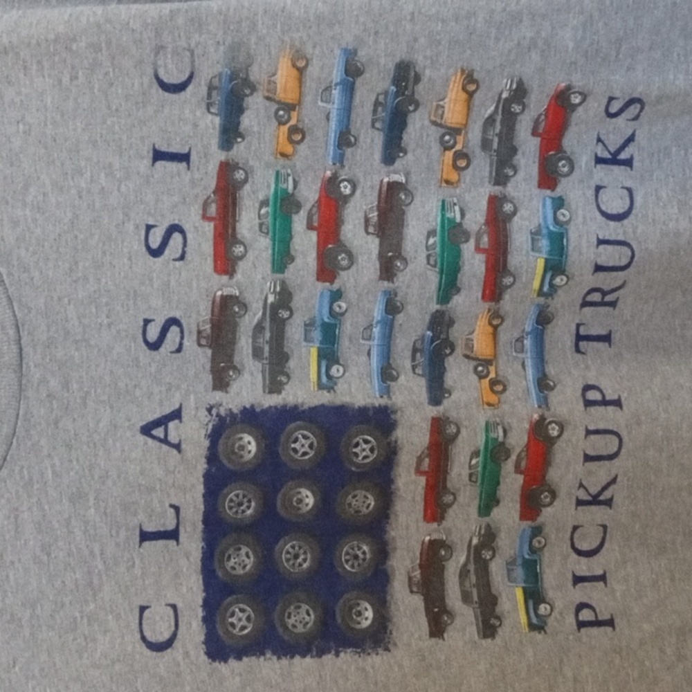Classic Pickup Trucks shirt, Large, distressed perfectly.